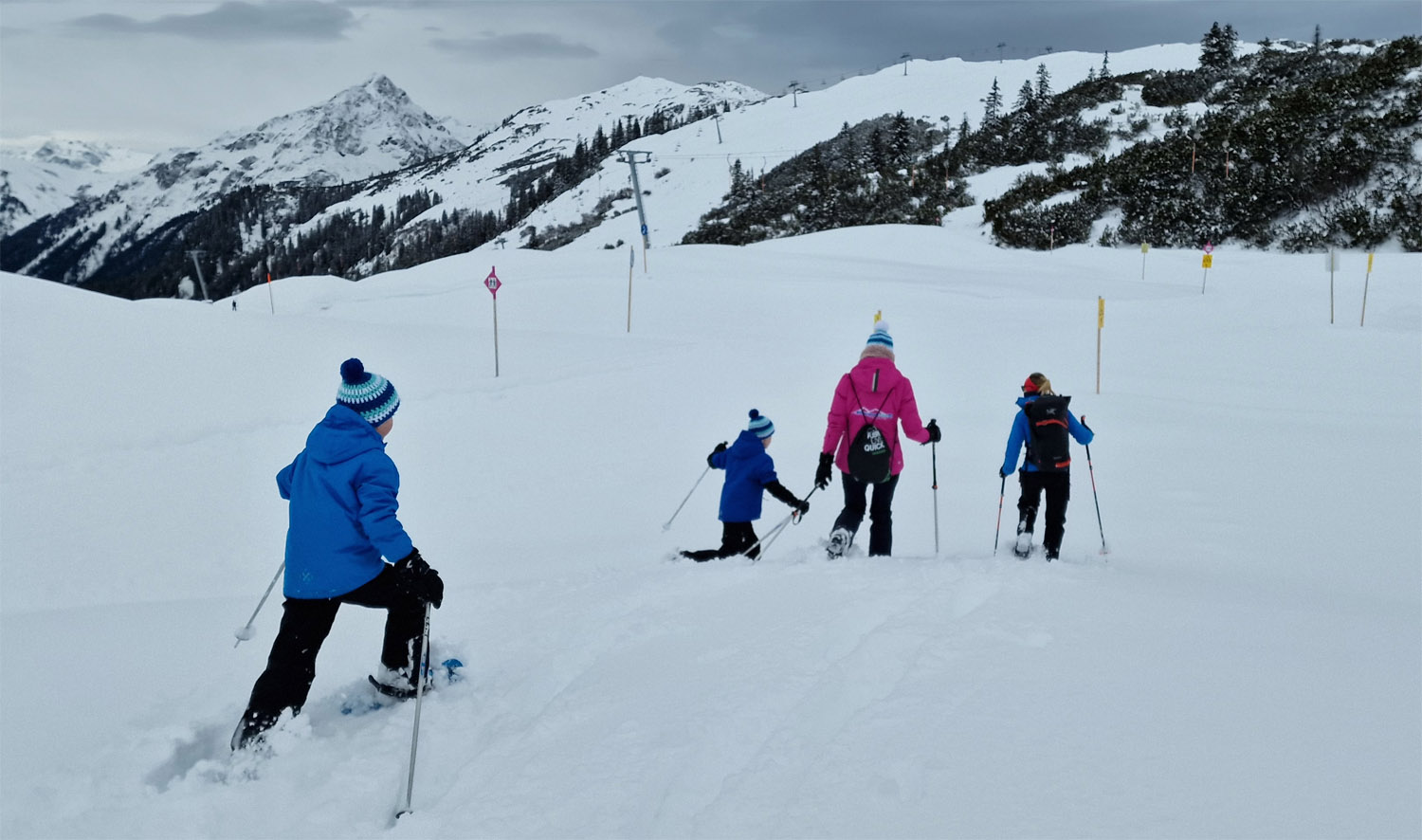 sneeuwwandelen groepsreis